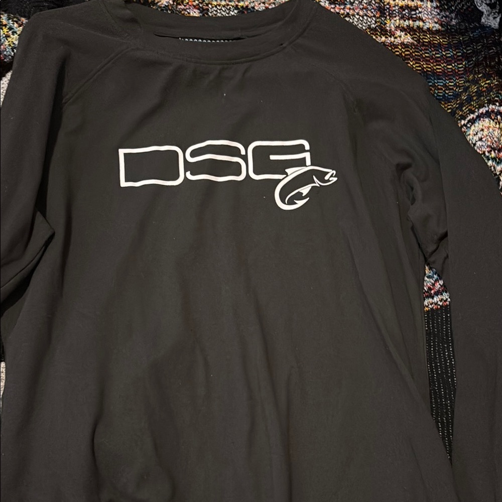 DSG Dry-fit Black Long Sleeve Shirt